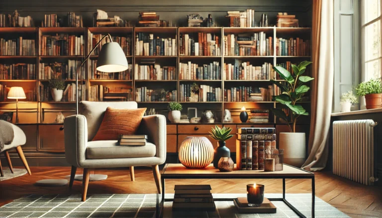 How to Decorate Your Home with Books