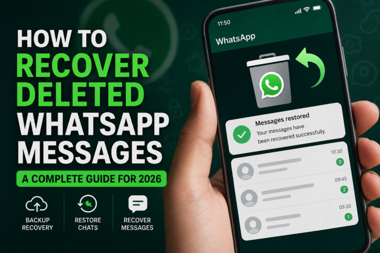 How to Recover Deleted WhatsApp Messages: A Complete Guide for 2026